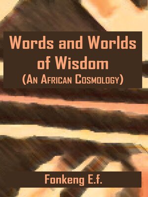 cover image of Words and Worlds of Wisdom